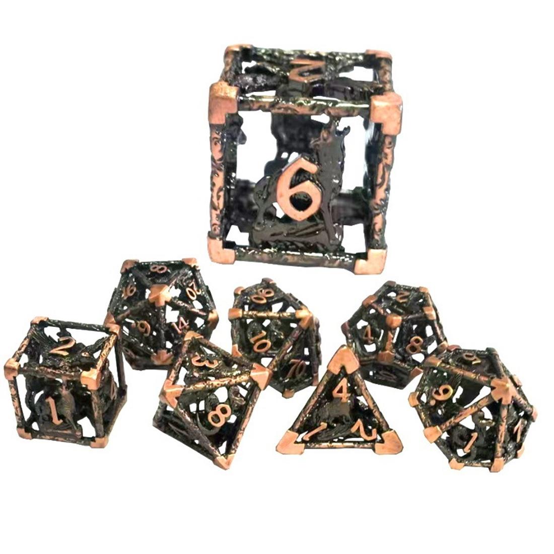 Hollow Beast Totem Metal Dice Set detail 3