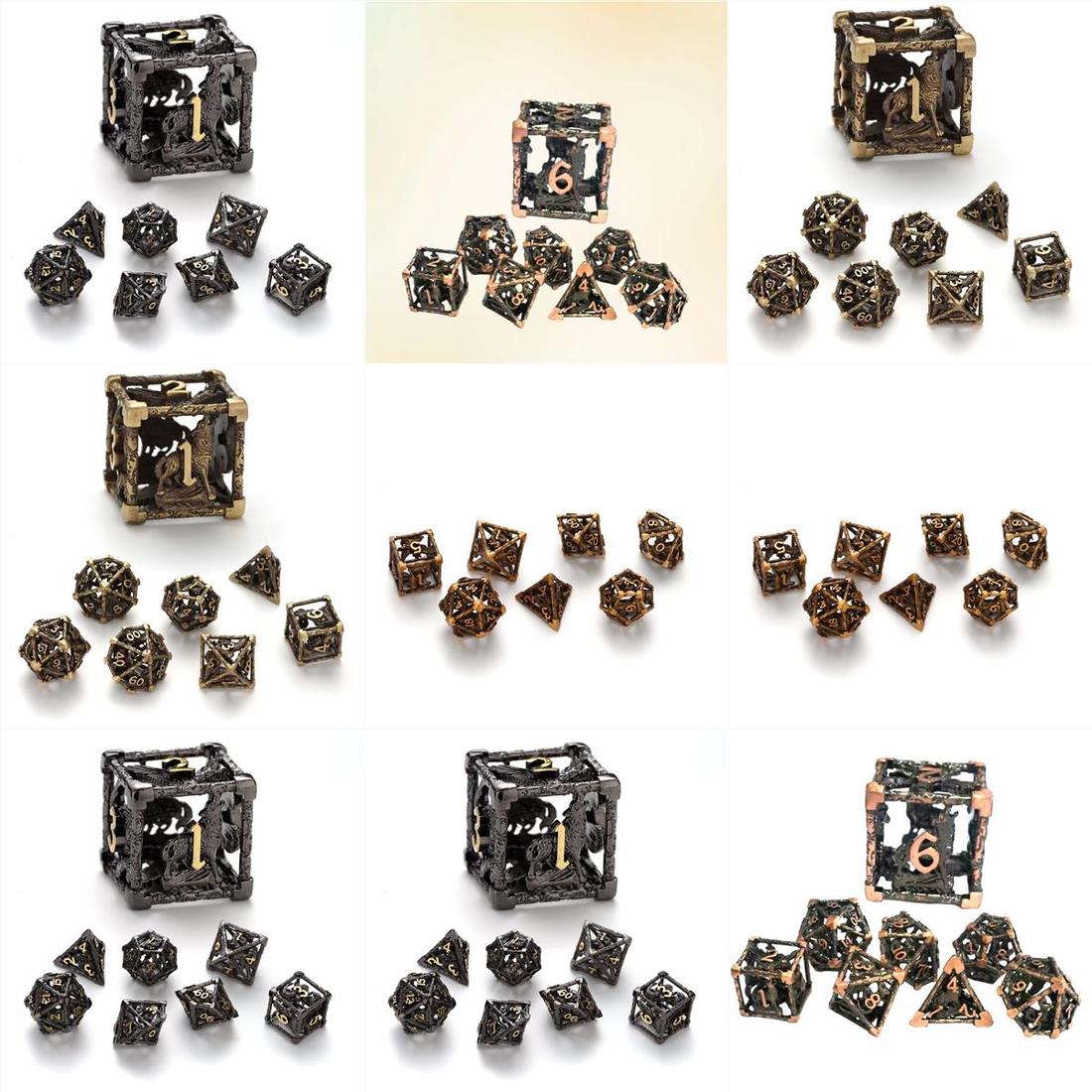 Hollow Beast Totem Metal Dice Set detail 4