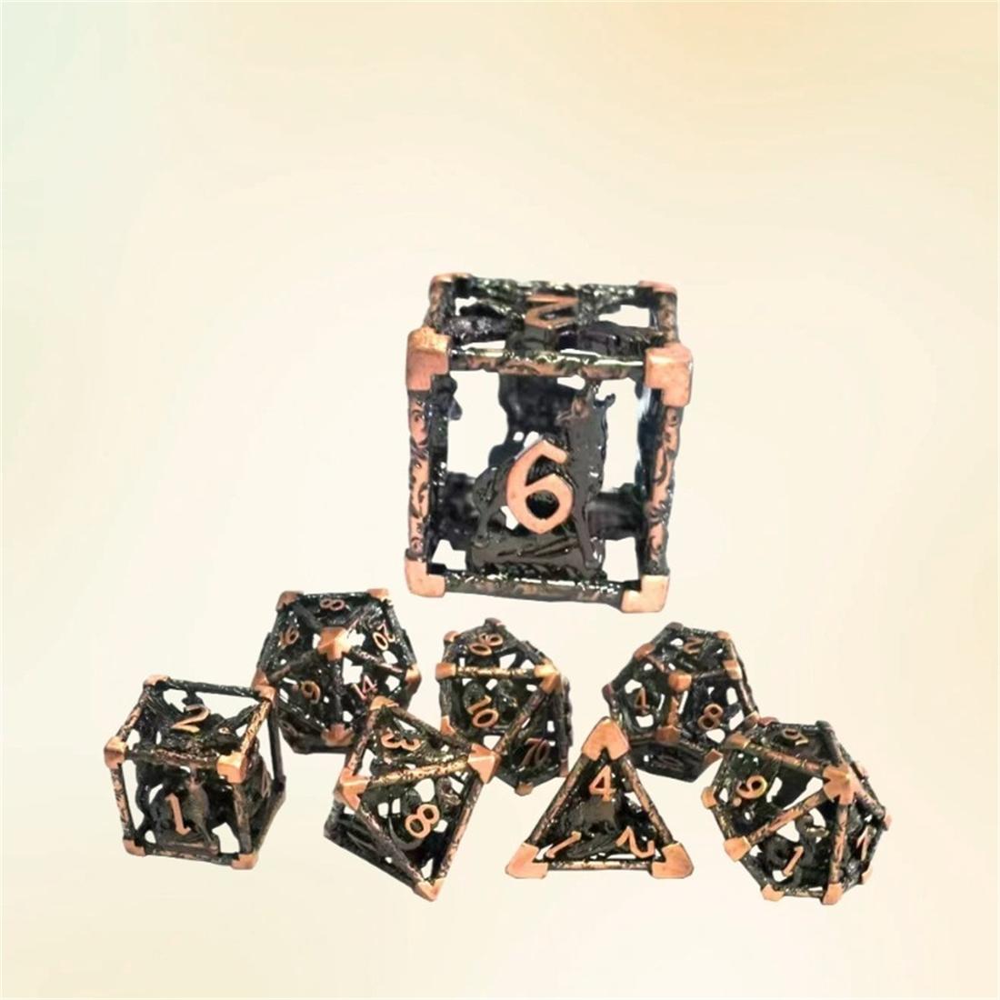 Hollow Beast Totem Metal Dice Set detail 6