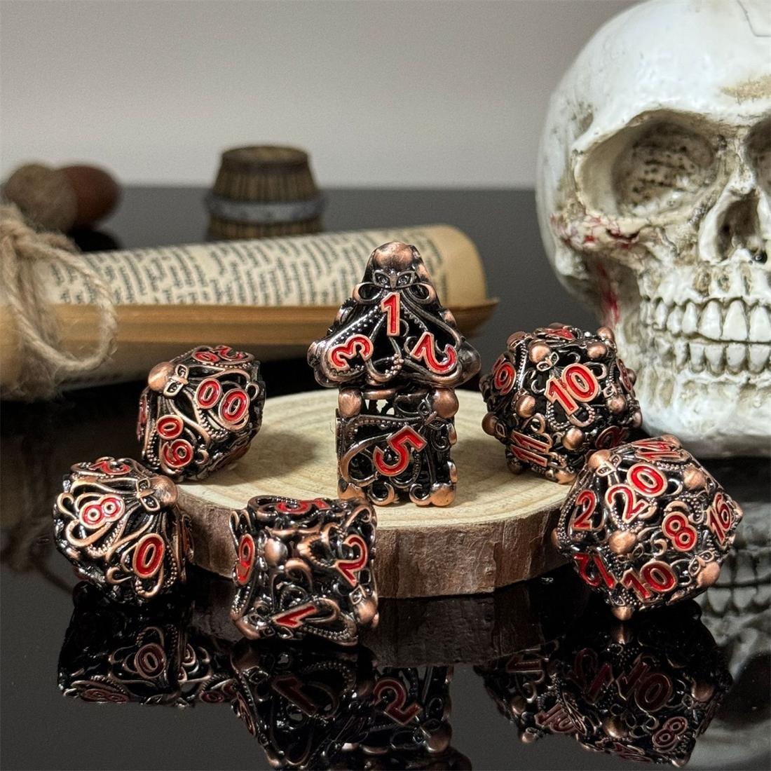 Hollow Chaos Orb Metal Dice Set