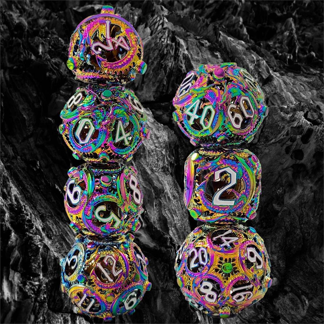Hollow Chaos Orb Metal Dice Finish Collection photo 6