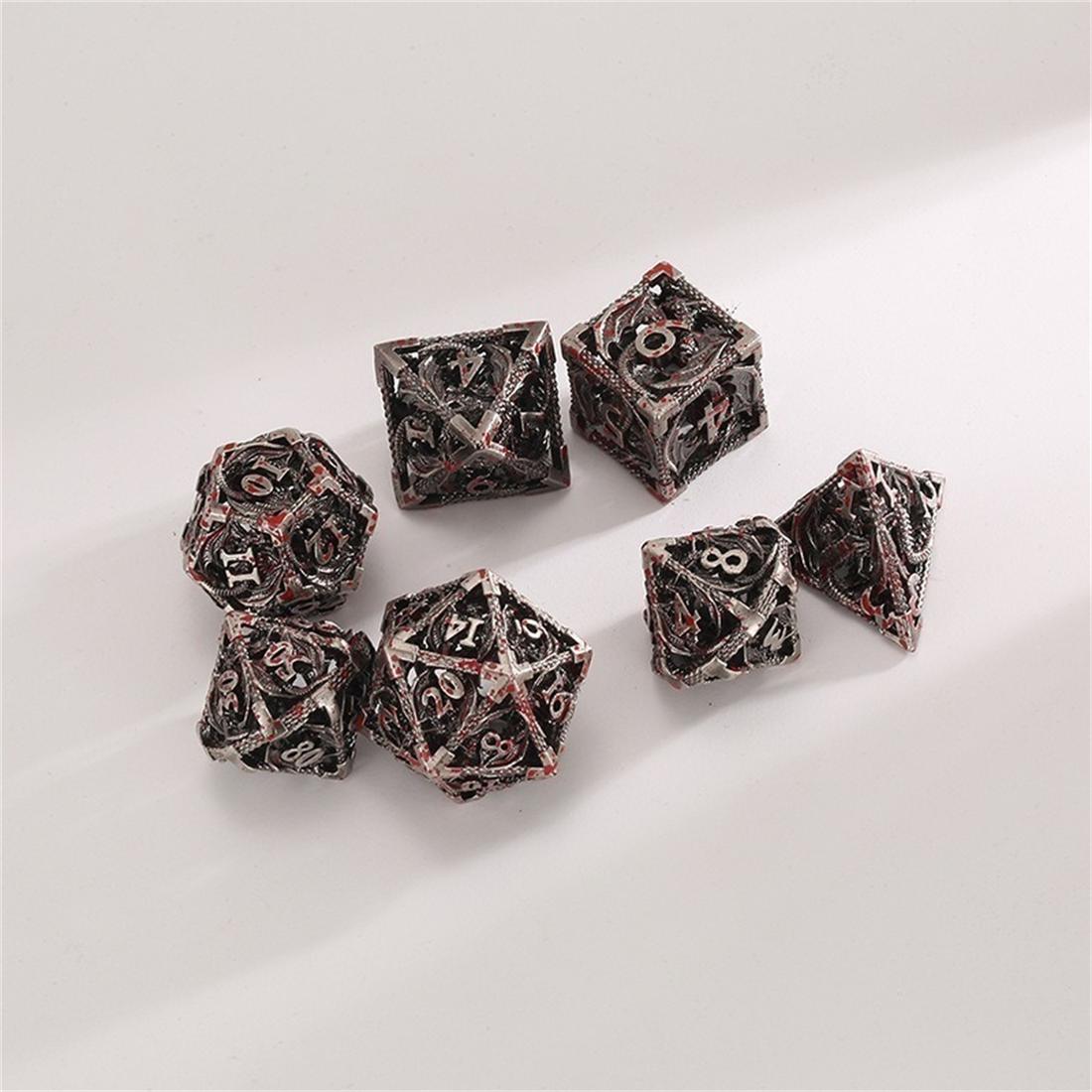 Hollow Dragon Relic Metal Dice Set