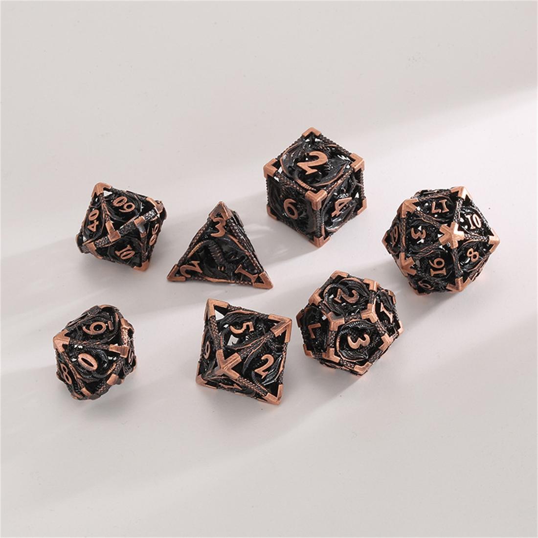 Hollow Dragon Relic Metal Dice Set photo 5
