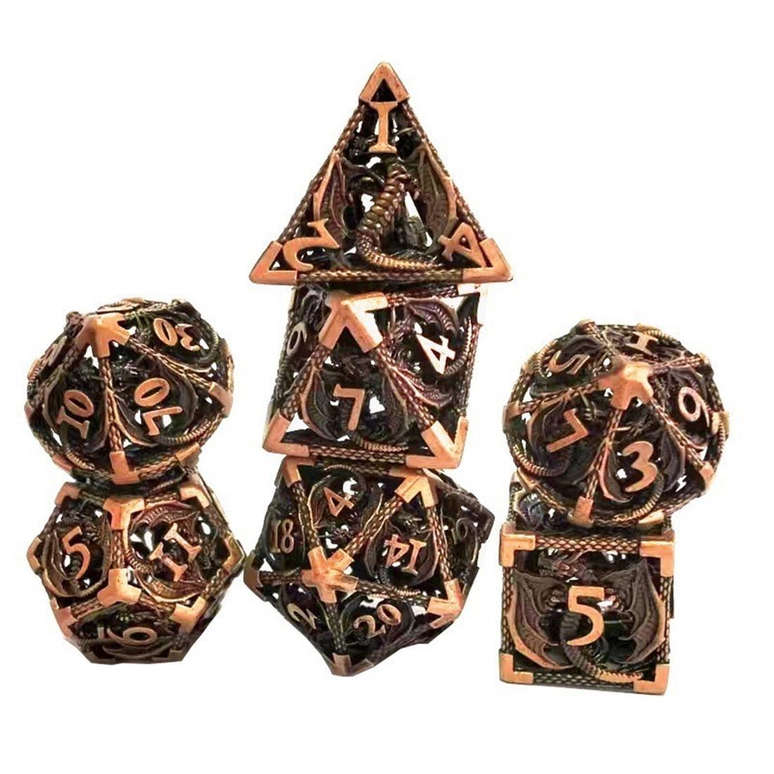 Hollow Dragon Relic Metal Dice Set photo 7