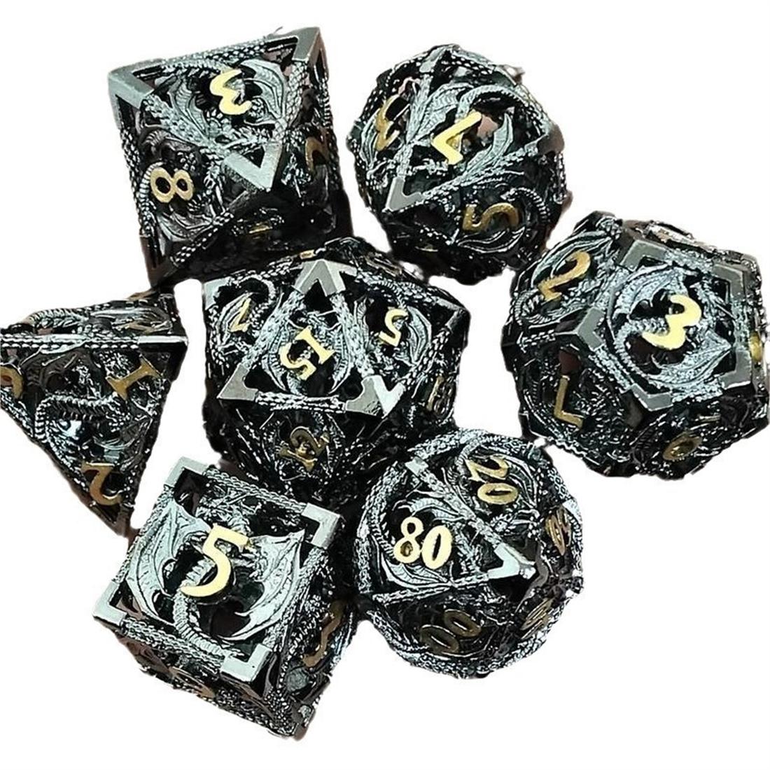 Hollow Dragon Relic Metal Dice Set photo 8