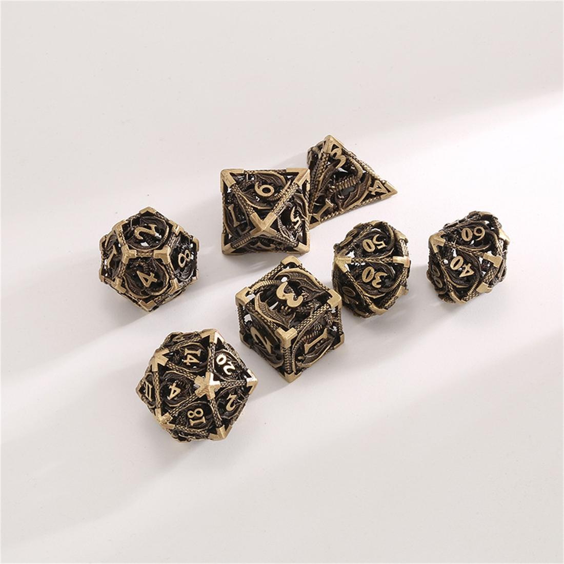 Hollow Dragon Relic Metal Dice Set photo 10