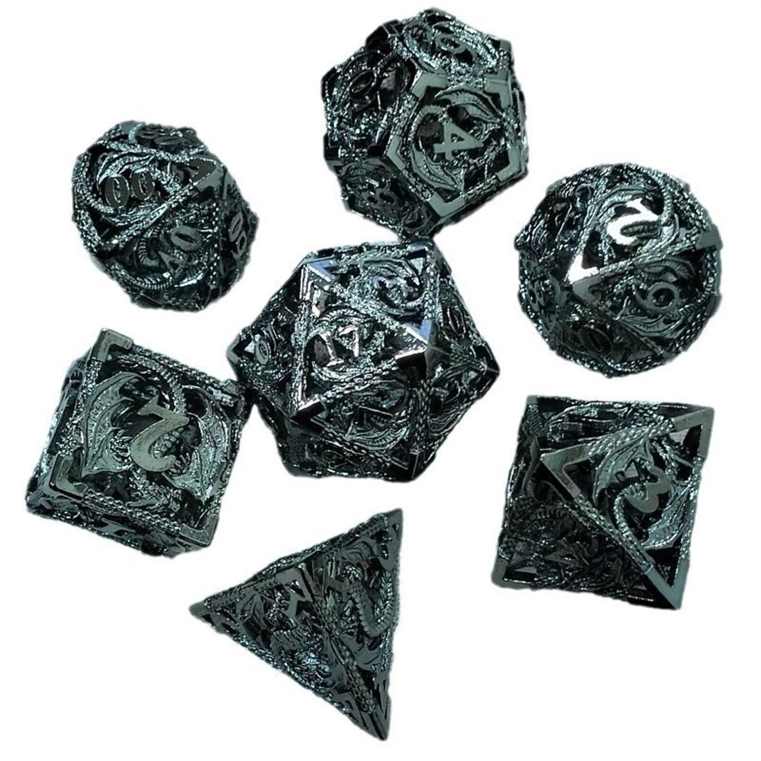 Hollow Dragon Relic Metal Dice Set photo 12