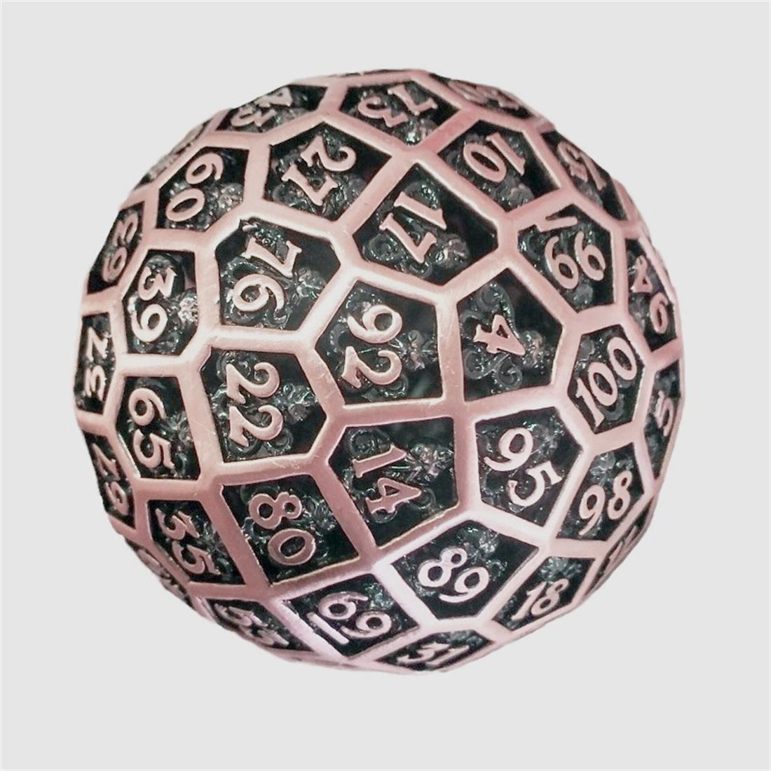 D100 Metal Dice detail 3