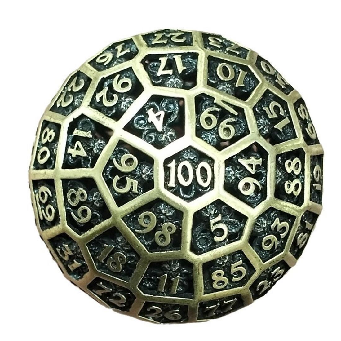 D100 Metal Dice detail 6