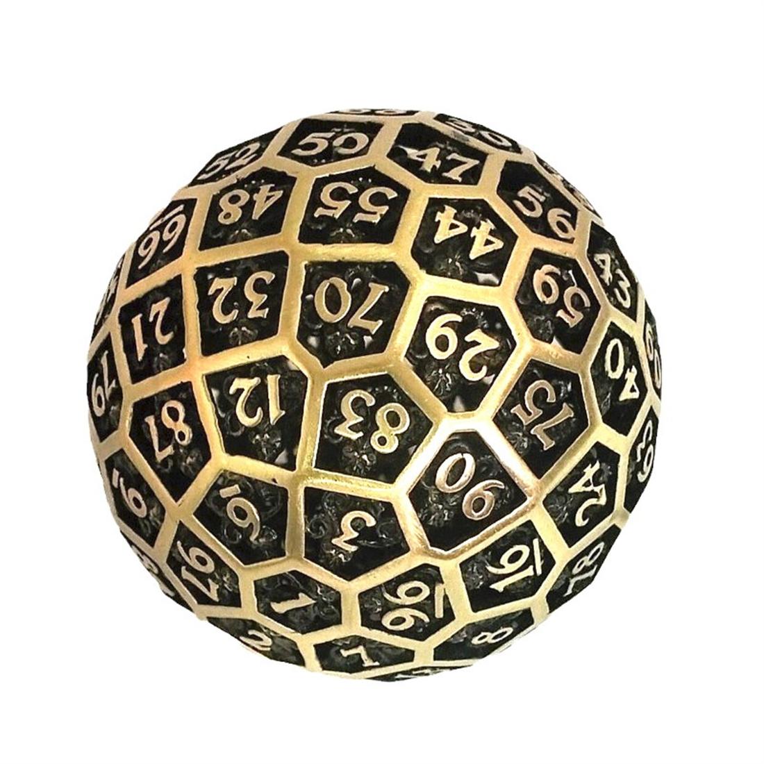 D100 Metal Dice detail 8