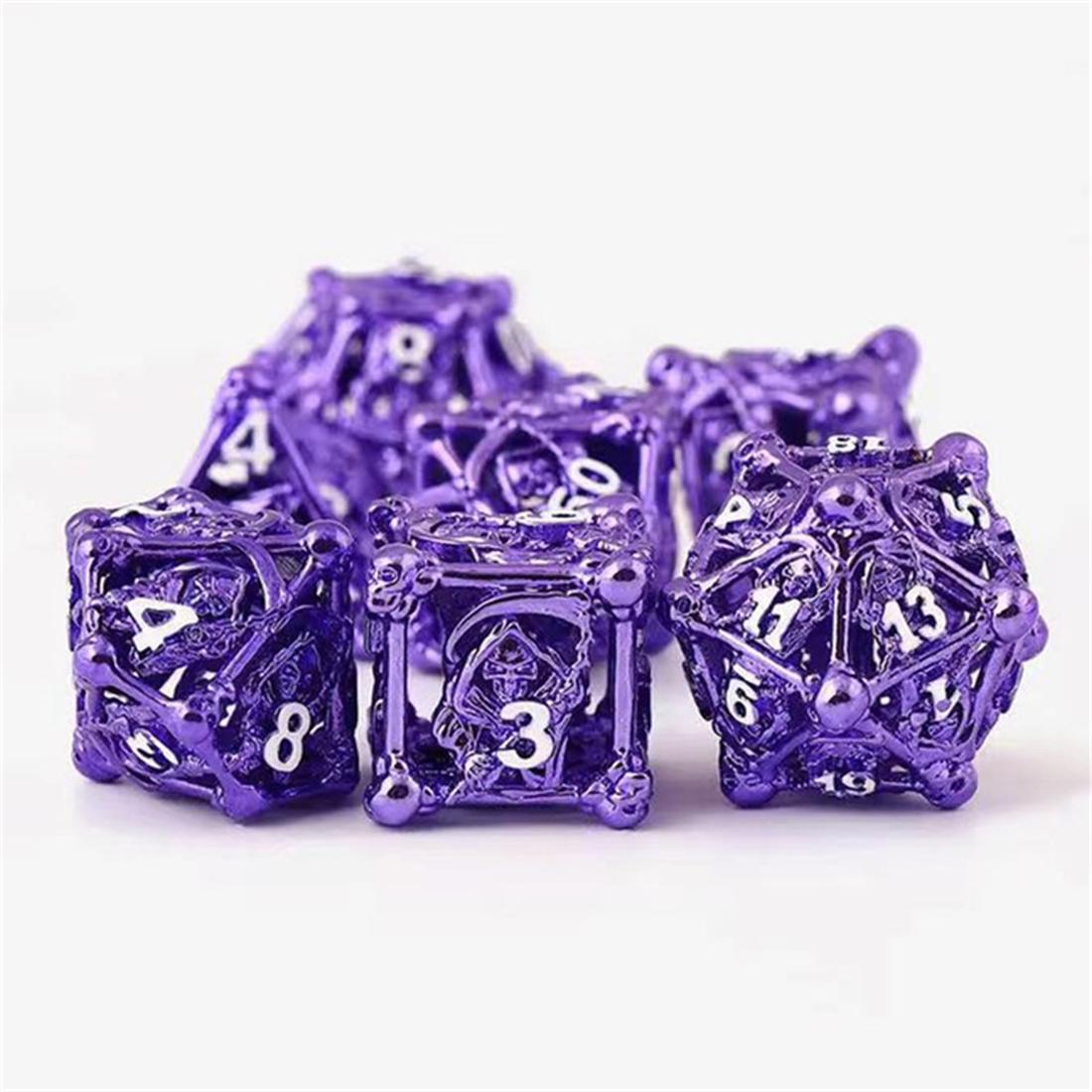 Hollow Gothic Vine Metal Dice Set photo 2