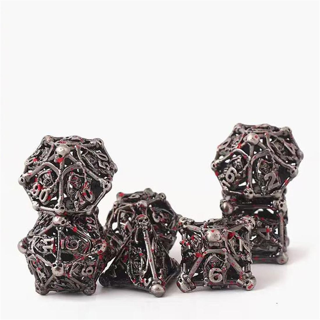 Hollow Gothic Vine Metal Dice Set photo 7