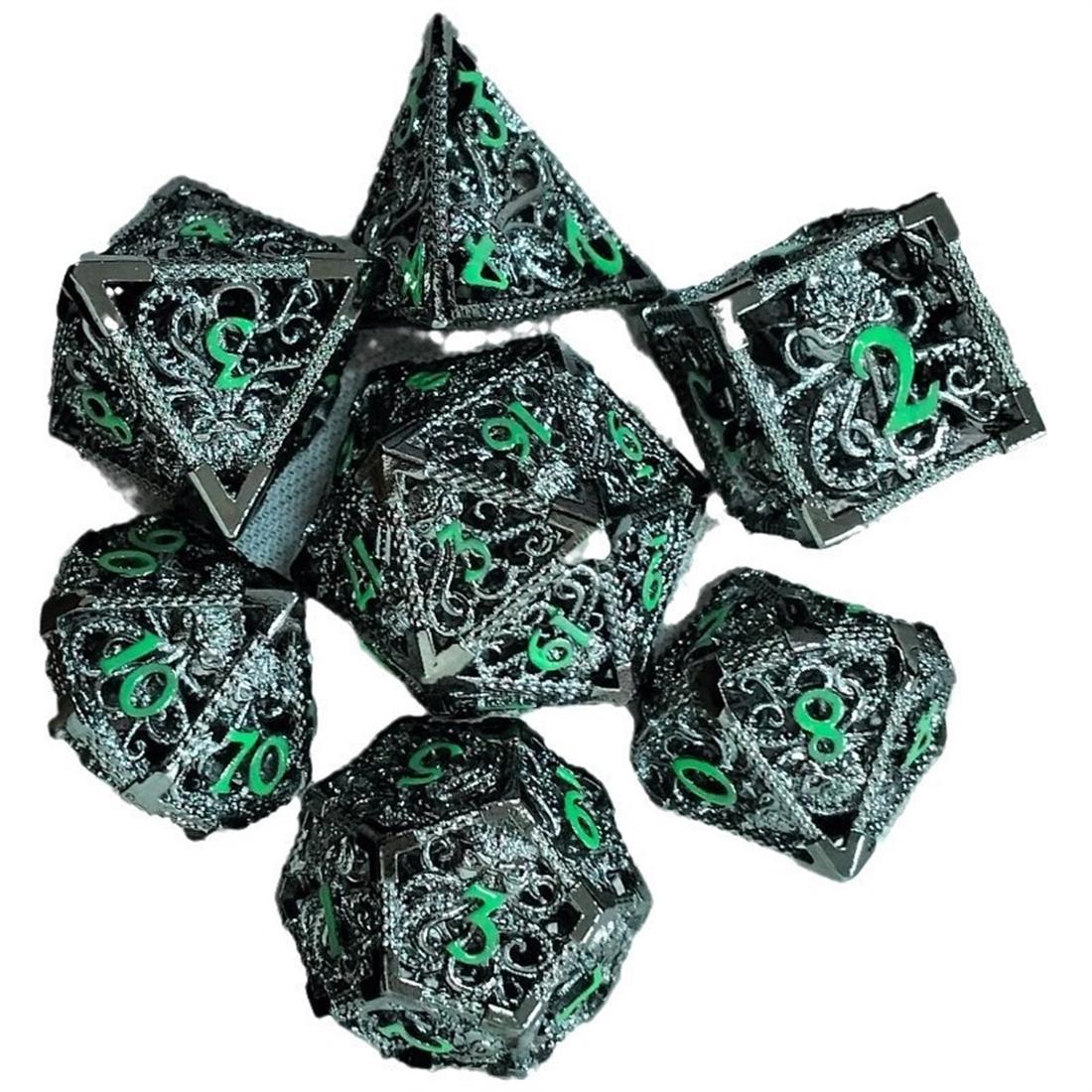Kraken Tentacle Metal Dice Set