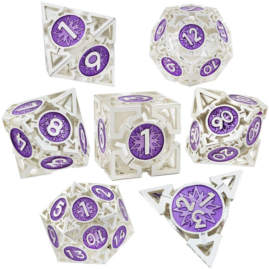Arcane Compass Metal Dice Set