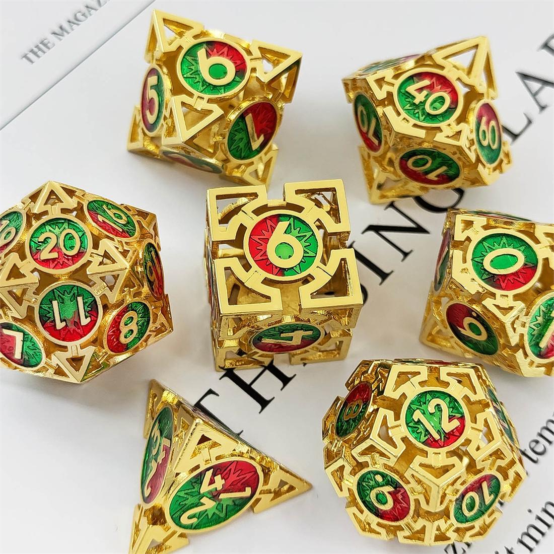 Arcane Compass Metal Dice Set detail 6