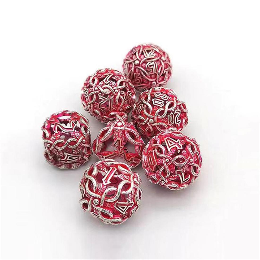Hollow Vine Orb Metal Dice Set detail 6