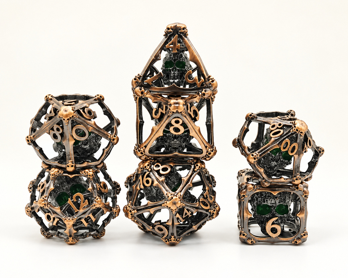 Hollow Skull Eye Cage finish reference 8