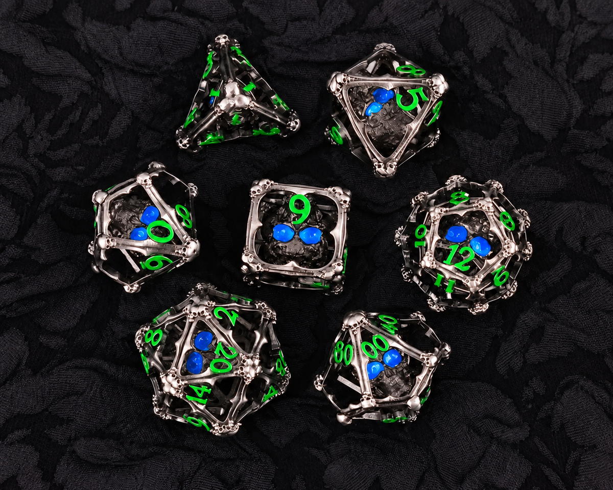 Hollow Skull Eye Cage finish reference 4