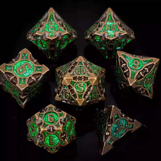 Arcane Jewel Metal Dice Set