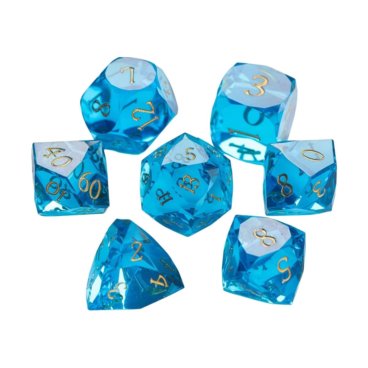 Cut-Face Foil Resin Dice Collection photo 9