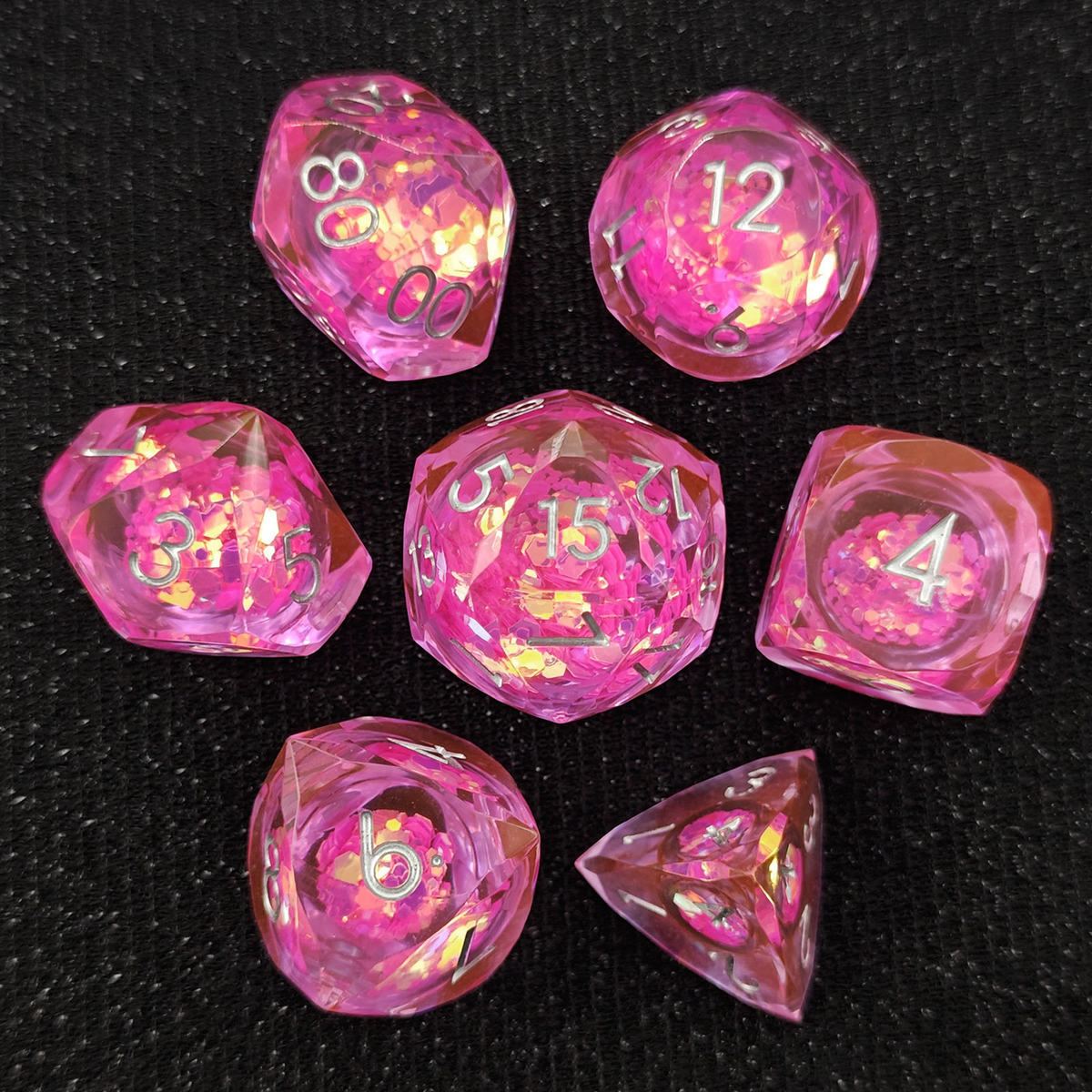 Liquid-Core Quicksand Resin Dice Set detail 6