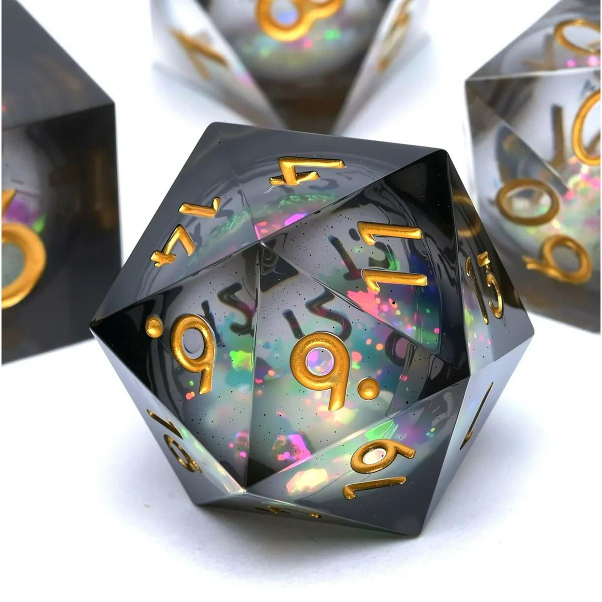 Prism Foil Sharp-Edge Resin Dice Set photo 9