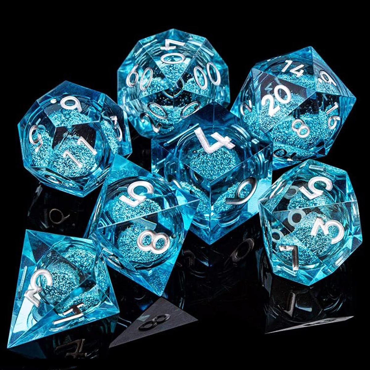 Prism Foil Sharp-Edge Resin Dice Set photo 10
