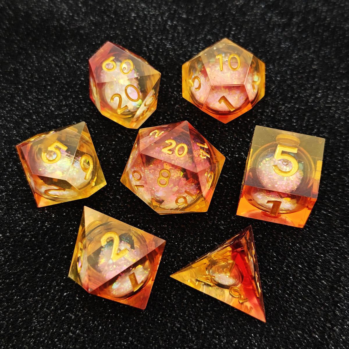 Prism Foil Sharp-Edge Resin Dice Set photo 12