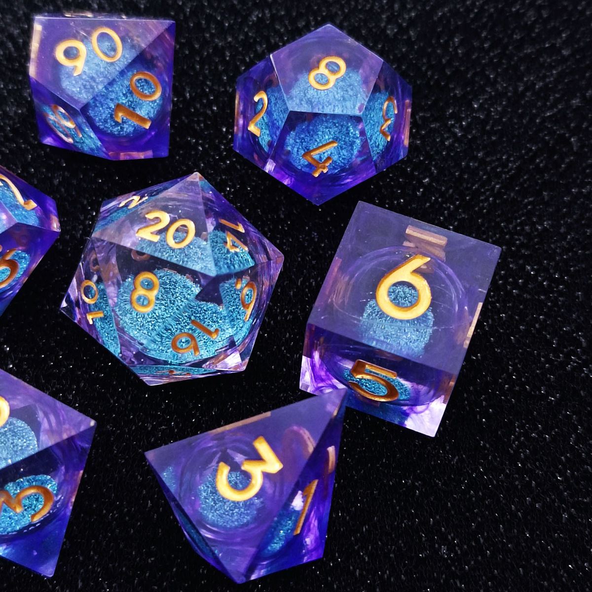Prism Foil Sharp-Edge Resin Dice Set photo 15