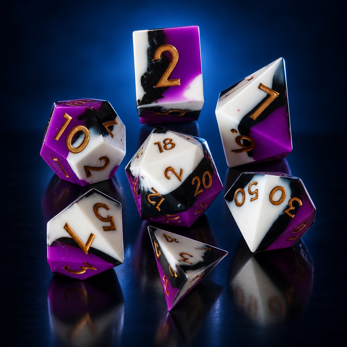 Color Fusion Silicone Dice Collection