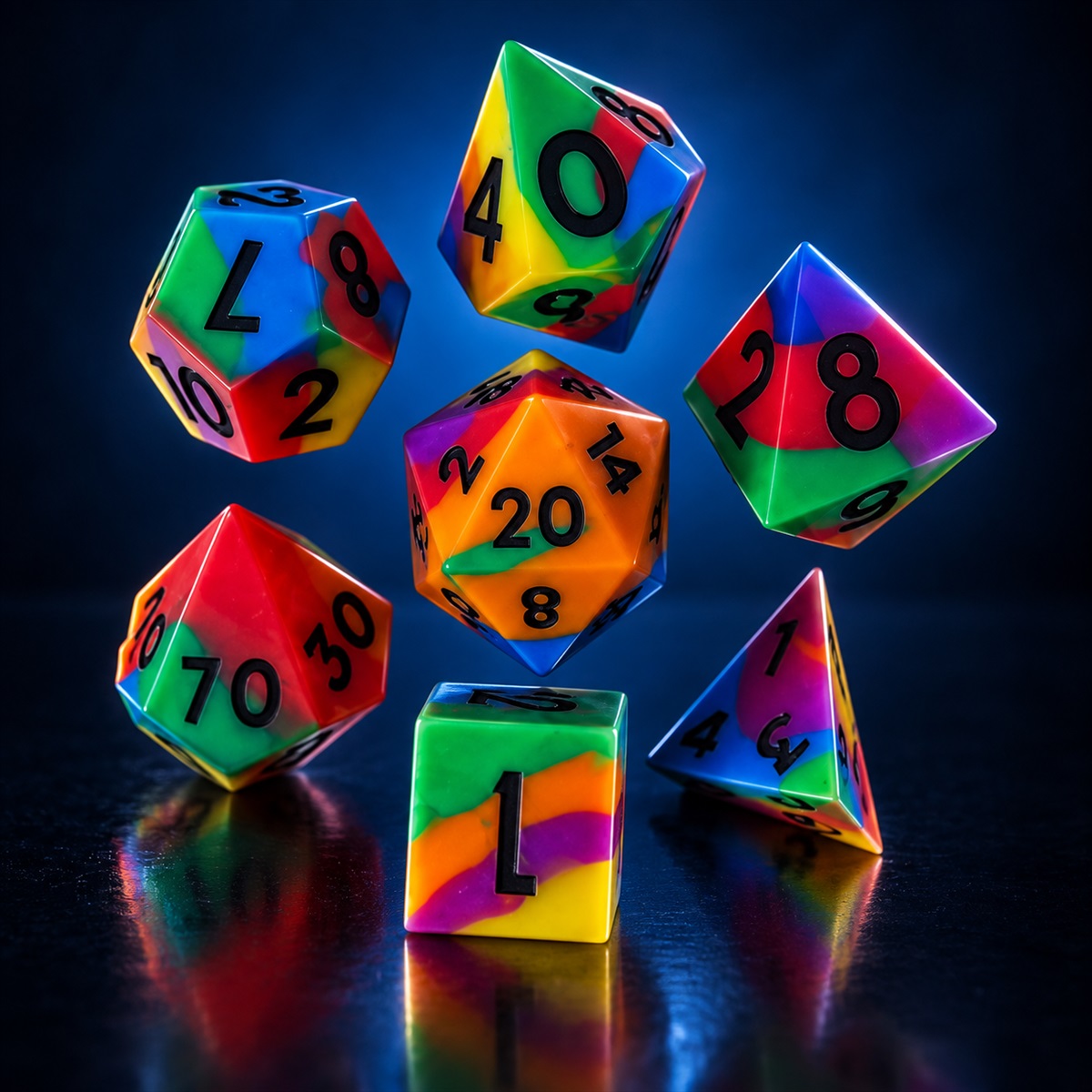Color Fusion Silicone Dice Collection photo 7