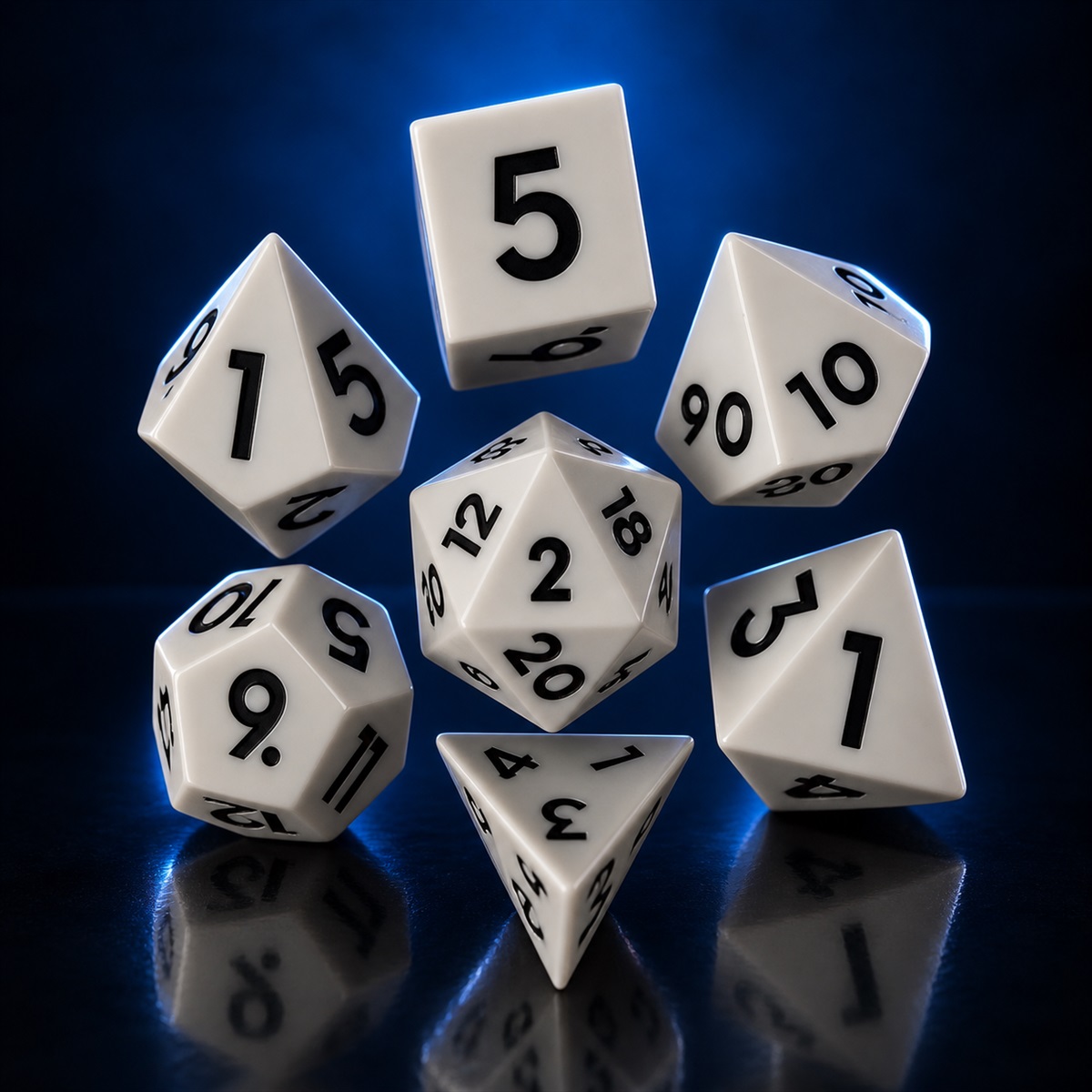 Classic & Marble Silicone Dice Collection