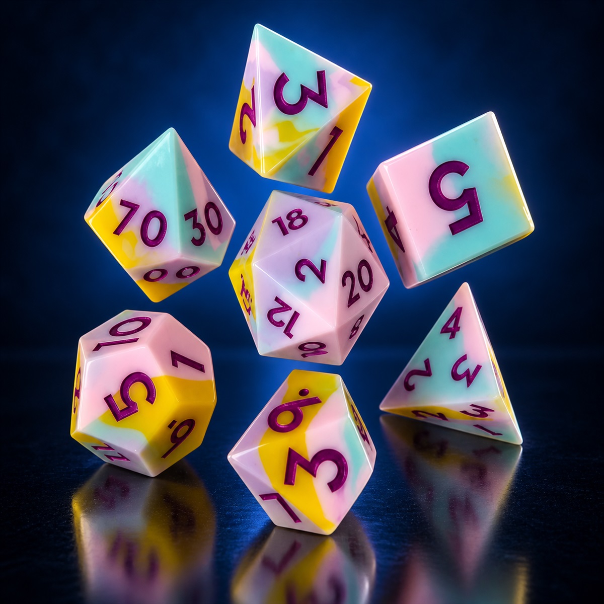 Neon Pop Silicone Dice Collection photo 2