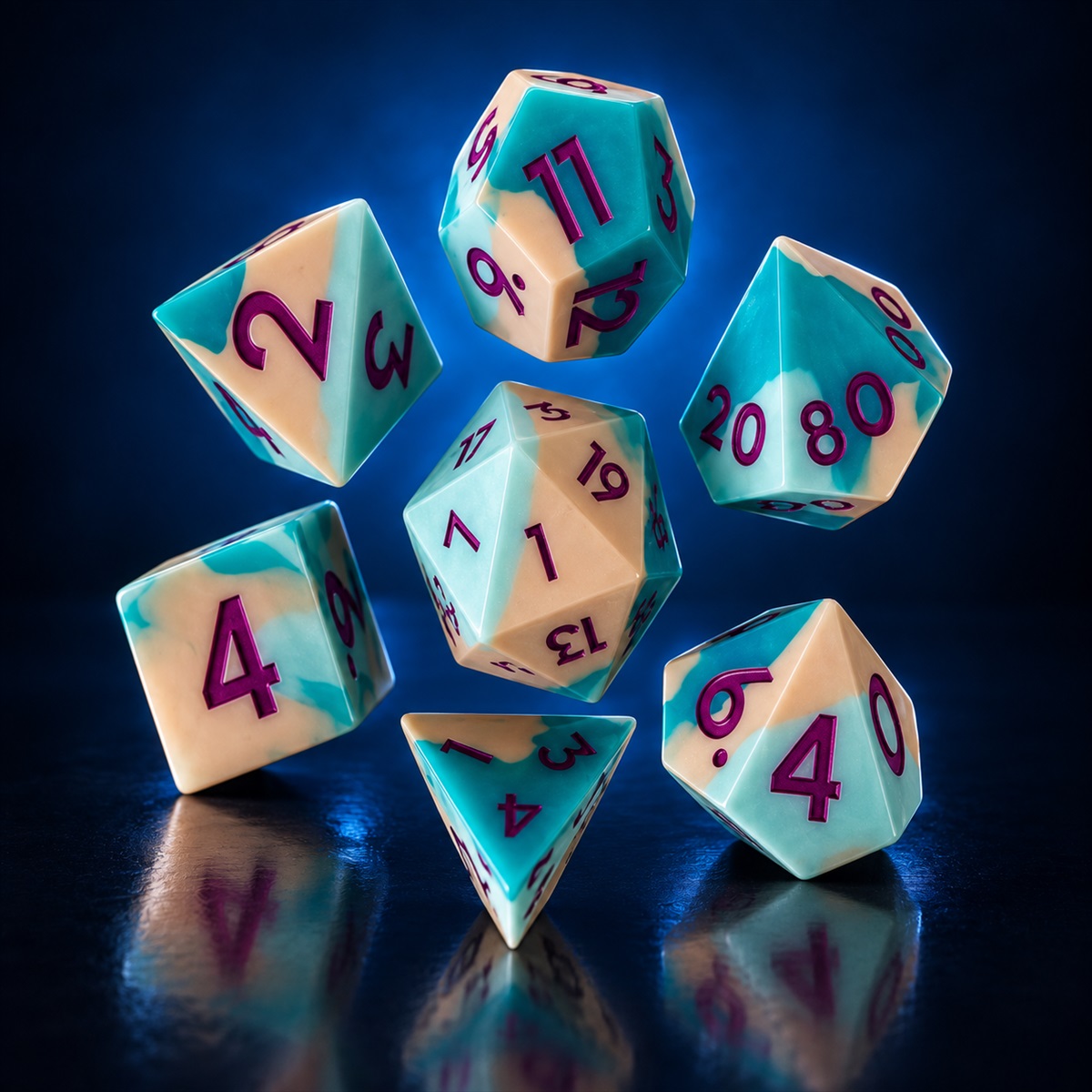 Neon Pop Silicone Dice Collection photo 3