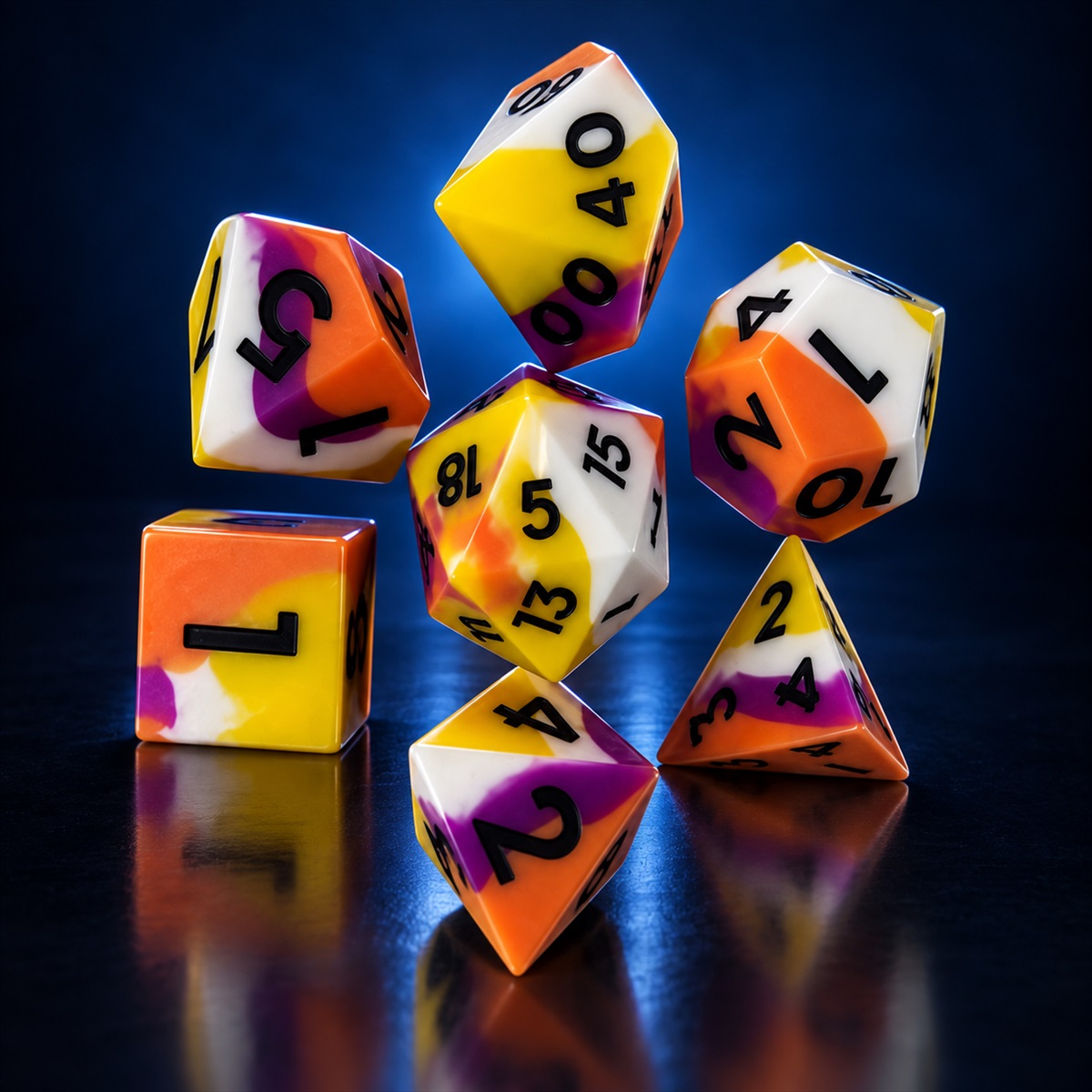 Neon Pop Silicone Dice Collection photo 5