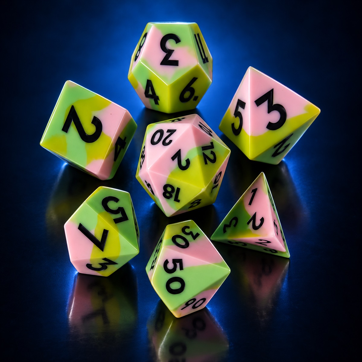 Neon Pop Silicone Dice Collection photo 7