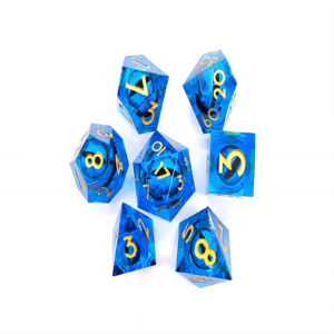 Sharp resin longan dice